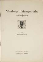 Nürnbergs Hafnergewerbe in 650 Jahren 1956-0