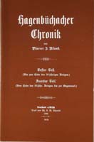 Hagenbüchacher Chronik von Pfarrer J. Blank-0