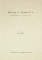 Teleologie bei Galen und Vesal. Dargestellt an Beispielen aus der Neurophysiologie-0