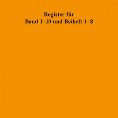 Geschichtsverein für das Bistum Aachen e.V. - Register für Band 1-10 und Beiheft 1-8