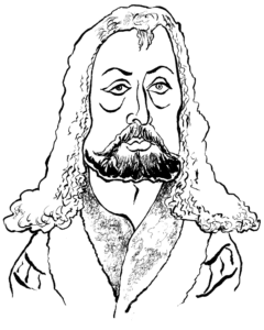 Dürer-Karikatur von Lutz Backes